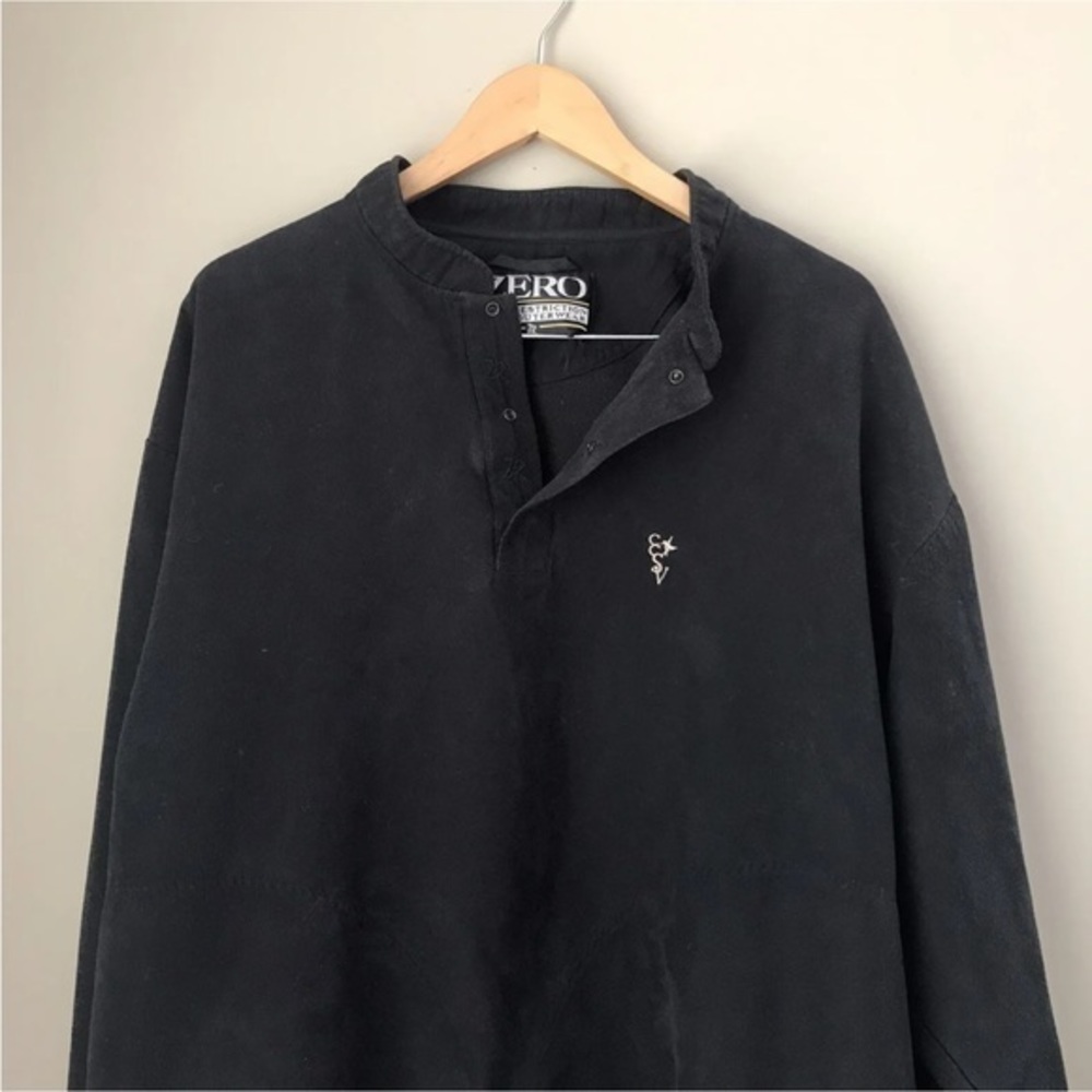Zero Restriction Golf Outerwear 1/4 Snap Windbreaker Jacket Men’s‎ XL Black